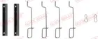 Fastening elements for front brake pads 109-0992