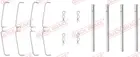 Fastening elements for front brake pads 109-0965