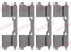 Fastening elements for front brake pads 109-1762