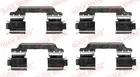Fastening elements for front brake pads 109-1654