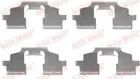 Fastening elements for front brake pads 109-1675