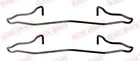Fastening elements for front brake pads 109-1186