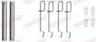 Fastening elements for front brake pads 109-1151