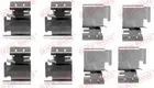 Fastening elements for front brake pads 109-1298