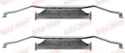 Fastening elements for front brake pads 109-1054