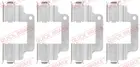 Fastening elements for front brake pads 109-1740