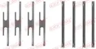 Fastening elements for front brake pads 109-1072