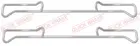 Fastening elements for front brake pads 109-1678