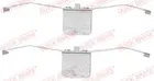 Fastening elements for front brake pads 109-1639