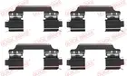 Fastening elements for front brake pads 109-1707