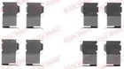 Fastening elements for front brake pads 109-1063