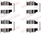 Fastening elements for front brake pads 109-1199