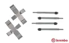 Fastening elements for front brake pads A 02 207