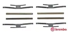 Fastening elements for front brake pads A 02 293