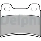 Brake pads set for rear wheels LP904