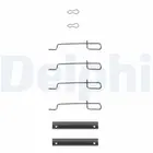 Fastening elements for front brake pads LX0044