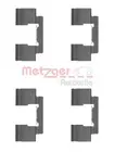 Fastening elements for front brake pads 109-1732